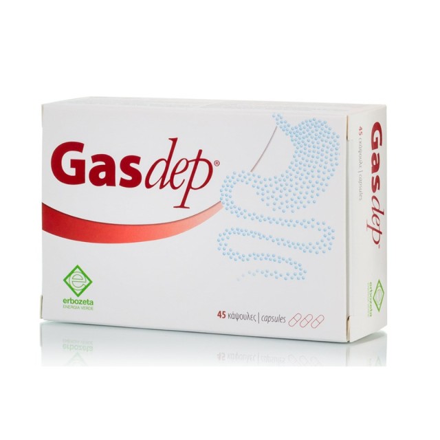 Erbozeta Gasdep 45caps (Συμπλήρωμα Διατροφής για την Καλή Λειτουργία του Γαστρεντερικού Συστήματος)