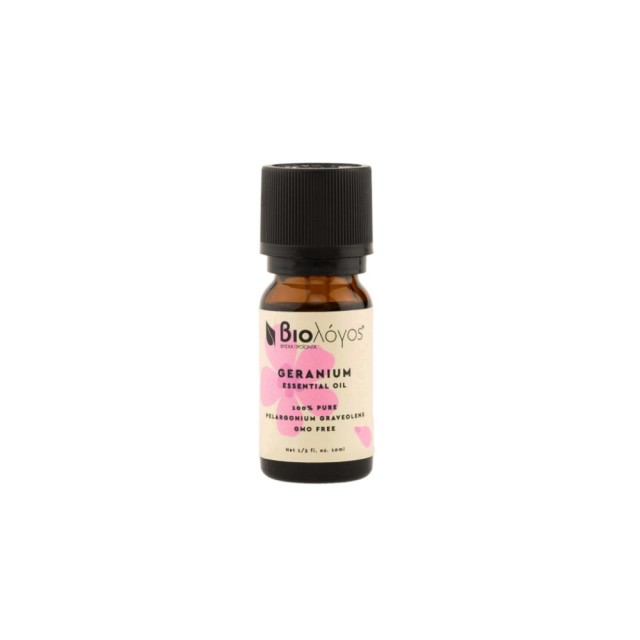 Biologos Essential Oil Geranium 10ml (Αιθέριο Έλαιο Γεράνι)