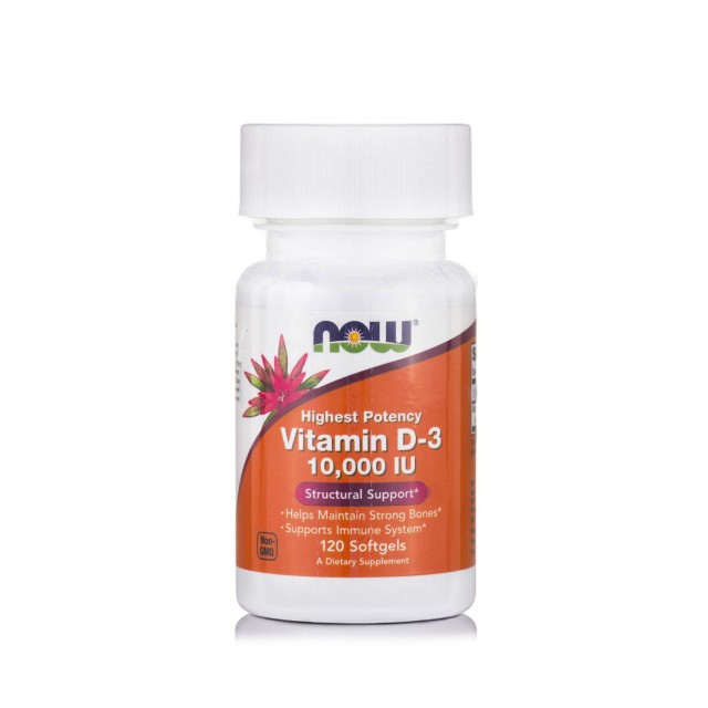 Now Foods Vitamin D3 10000IU 120softgels