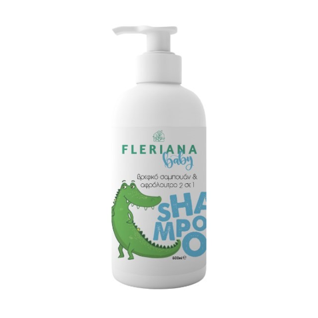 Fleriana Baby Shampoo & Body Wash 2in1 500ml (Βρεφικό Σαμπουάν & Αφρόλουτρο)