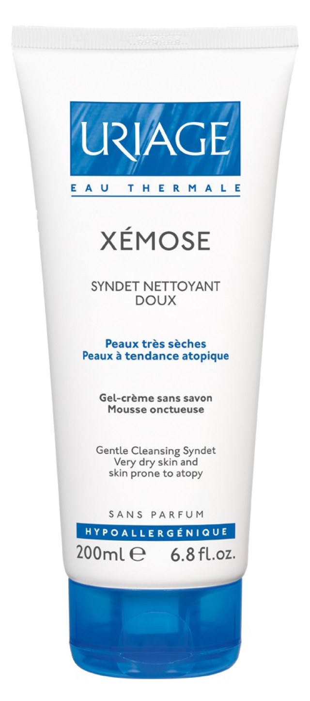 Uriage Xemose Syndet 200ml (Καθαριστικό Πολύ Ξηρής Επιδερμίδας)