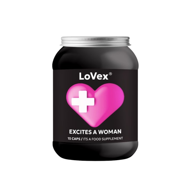 Lovex Excites a Woman 15caps (Συμπλήρωμα Διατροφής για Ενίσχυση της Γυναικείας Λίμπιντο & Απόλαυσης)