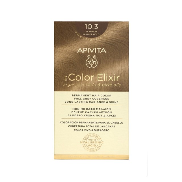 Apivita My Color Elixir  Platinum Blonde Gold N 10.3