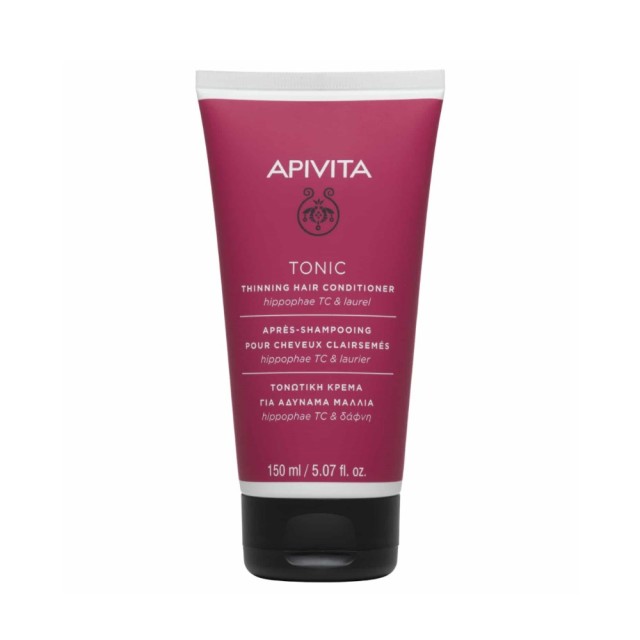 Apivita Tonic Thinning Hair Conditioner 150ml (Τονωτική Κρέμα Μαλλιών για Αδύναμα Μαλλιά με Ιπποφαές & Δάφνη) 
