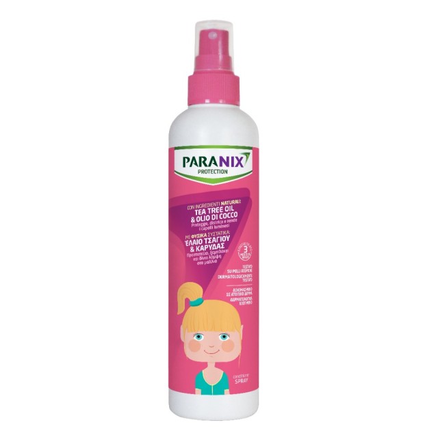 Paranix Protection Spray Girl 250ml (Αντιφθειρικό Προληπτικό Σπρέι για Κορίτσια)