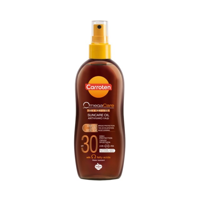 Carroten Omega Care Tan & Protect Suncare Oil SPF30 150ml