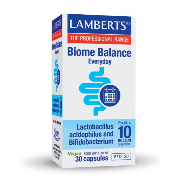 Lamberts Biome Balance Everyday 30caps (Συμπλήρωμα Διατροφής με Πρεβιοτικά για την Καλή Λειτουργία του Εντέρου)