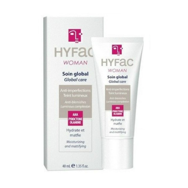 Hyfac Woman Global Care 40ml (Κρέμα Προσώπου για Γυναίκες με Ατέλειες)