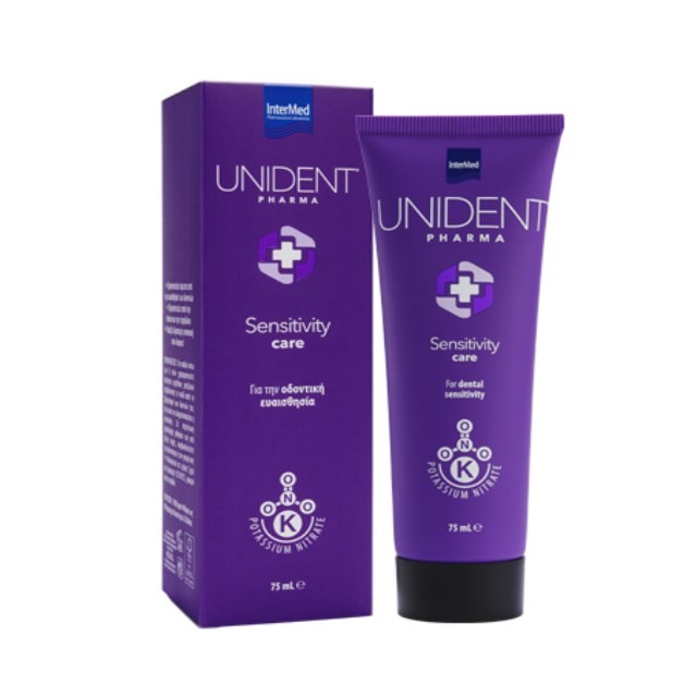 Unident Pharma Sensitivity Care Toothpaste 75ml (Οδοντόπαστα για Οδοντική Ευαισθησία)