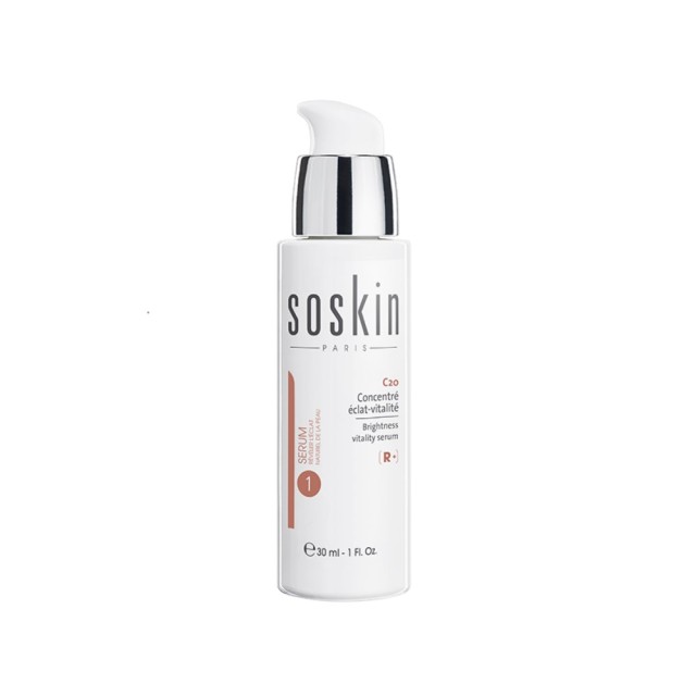 Soskin C20 Brightness Vitality Serum 30ml (Ορός Τόνωσης & Λάμψης με Βιταμίνη C)