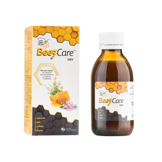 Ils Pharma Beezcare Dry 140ml (Φυτικό Σιρόπι για τον Ερεθισμένο Λαιμό με Πρόπολη)