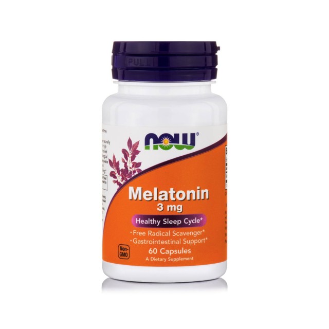 Now Foods MElatonin 3mg 60caps