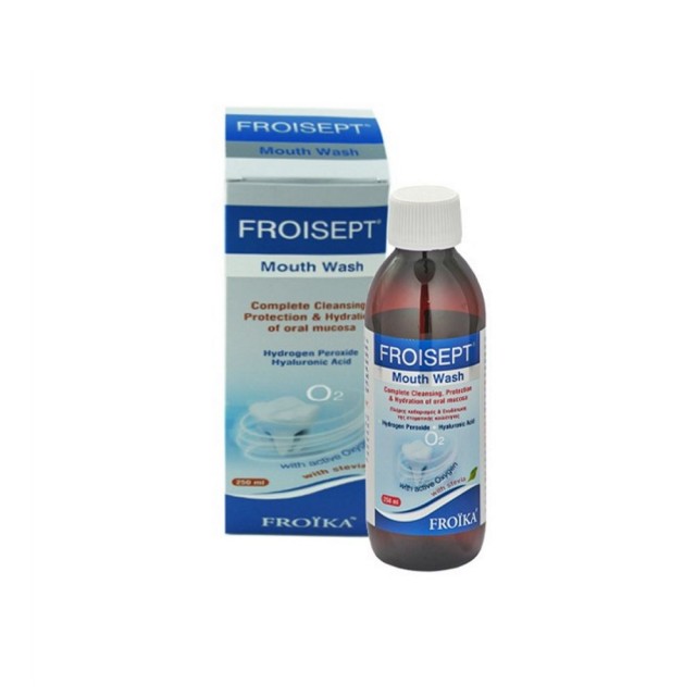 Froika Froisept Mouth Wash 250ml (Στοματικό Διάλυμα με Ενεργό Οξυγόνο)