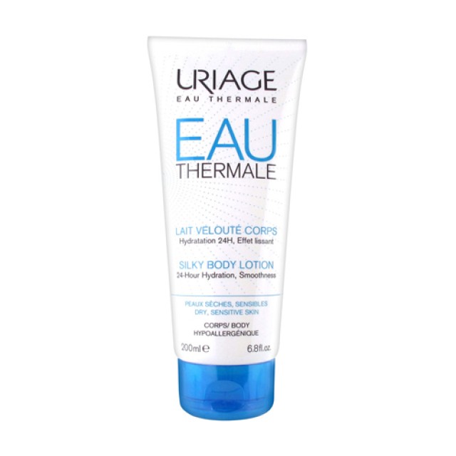 Uriage Eau Thermale Silky Body Lotion 200ml (Μεταξένιο Ενυδατικό Γαλάκτωμα για Ξηρό & Ευαίσθητο 