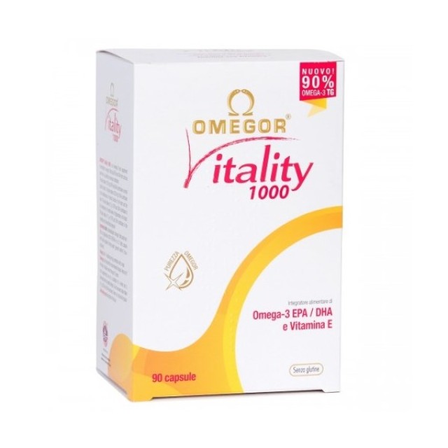 Uga Omegor Vitality 1000 30caps (Συμπλήρωμα Διατροφής με Ω3 για τη Φυσιολογική Λειτουργία της Καρδιάς)