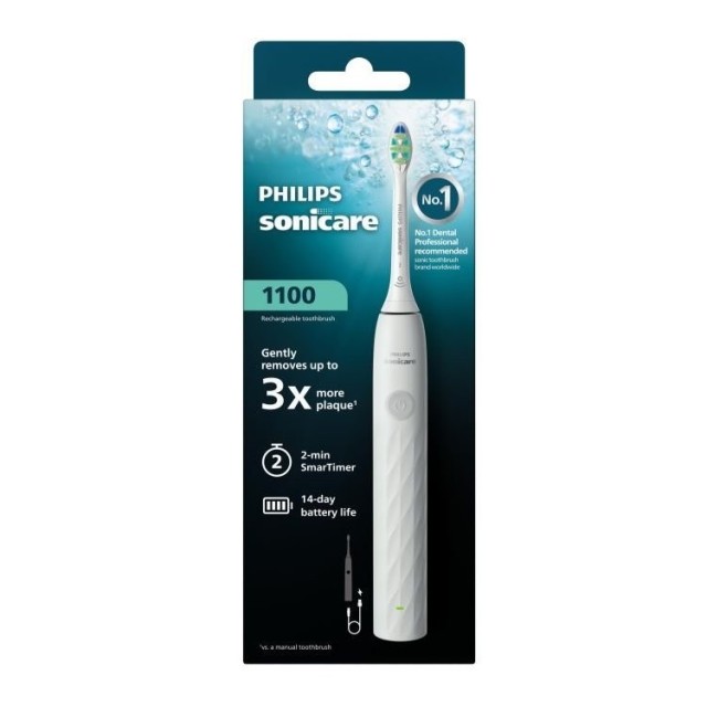 Philips Sonicare 1100 White (Ηλεκτρική Οδοντόβουρτσα Άσπρη)