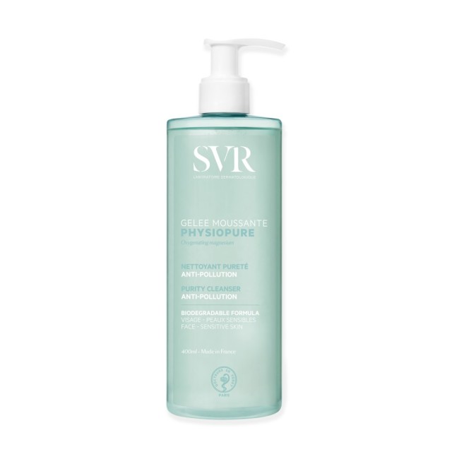 SVR Physiopure Foaming Gel 400ml (Καθαριστικό Τζελ Προσώπου για Όλους τους Τύπους Δέρματος)