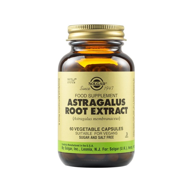 Solgar SFP Astragalus Root Extract 60 vegetarian caps (Φυτικά εκχυλίσματα κατά του κρυολογήματος) 