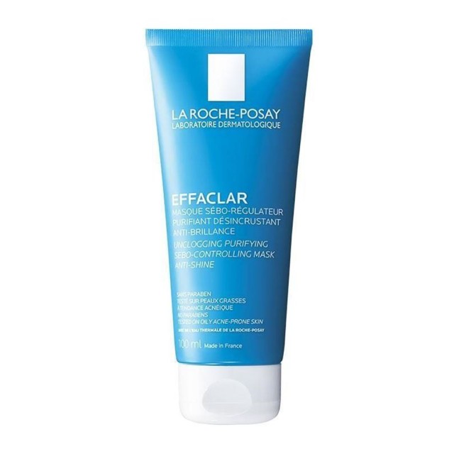 La Roche Posay Effaclar Masque 100ml (Μάσκα Καθαρισμού των Πόρων & Ρύθμισης του Σμήγματος - Κατά της Γυαλάδας)