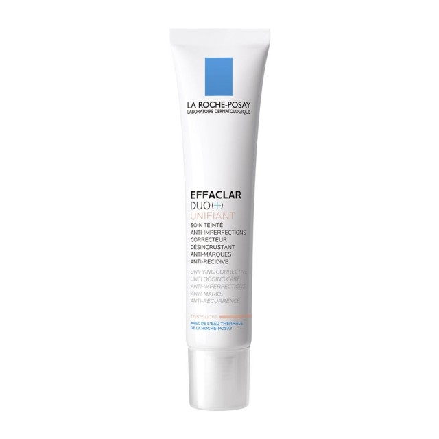 La Roche Posay Effaclar Duo+ Unifiant Light 40ml (Επανορθωτική Κρέμα με Χρώμα Κατά των Ατελειών & των Φραγμένων Πόρων)