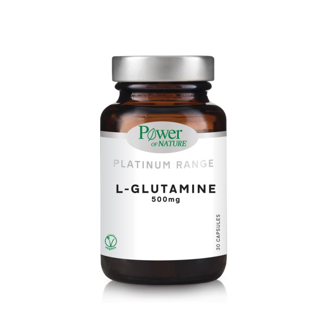 Power Health Platinum L Glutamine 500mg 30caps (Συμπλήρωμα Διατροφής με Γλουταμίνη)