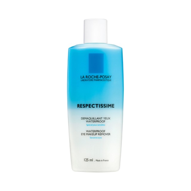 La Roche Posay Respectissime Waterproof Eye Makeup Remover 125ml (Διφασική Λοσιόν Ντεμακιγιάζ Ματιών