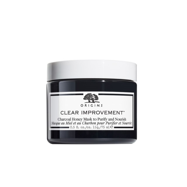 Origins Clear Improvement Charcoal Honey Mask To Purify & Nourish 75ml (Μάσκα Προσώπου για Καθαρισμό & Ενυδάτωση)
