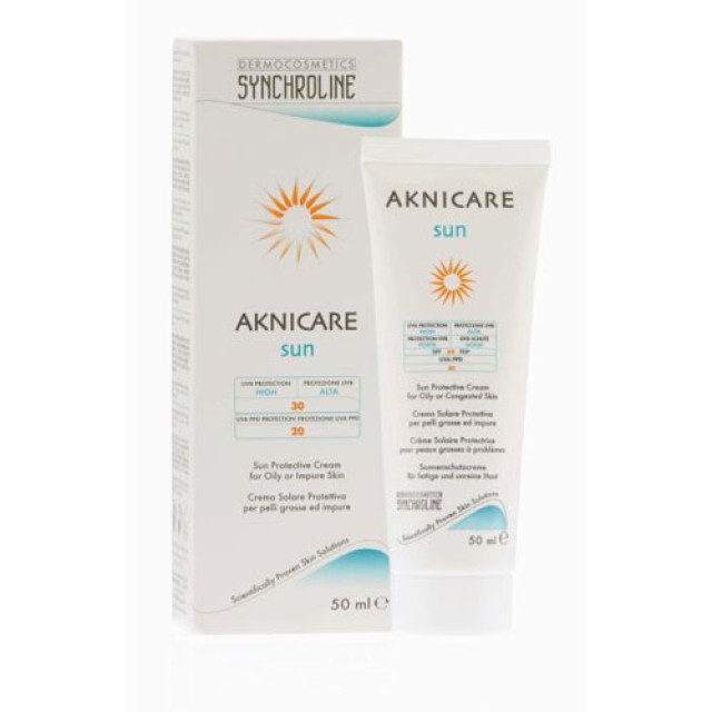 Synchroline Aknicare Sun Spf30 50ml (Αντηλιακή Κρέμα Προσώπου για Δέρμα με Ακμή)