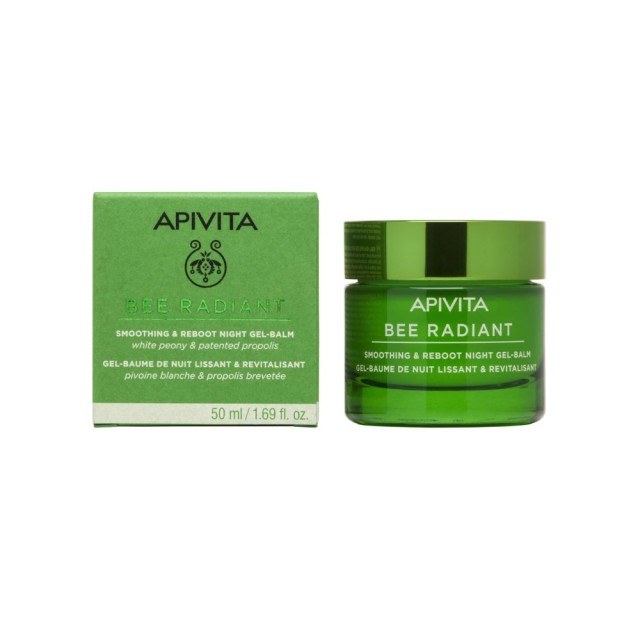 Apivita Bee Radiant Smoothing & Reboot Night Cream Gel-Balm 50ml