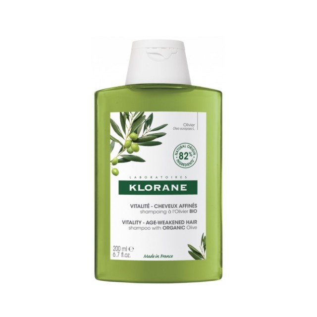 Klorane Olivier Vitality Age-Weakened Hair Shampoo 200ml