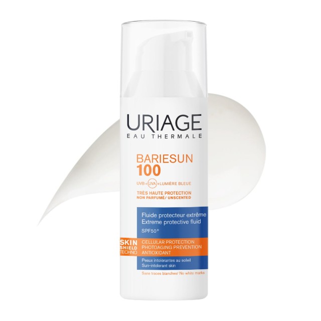 Uriage Bariesun 100 Extreme Protective Fluid SPF50+ 50ml (Αντηλιακό Προσώπου Πολύ Υψηλής Προστασίας)