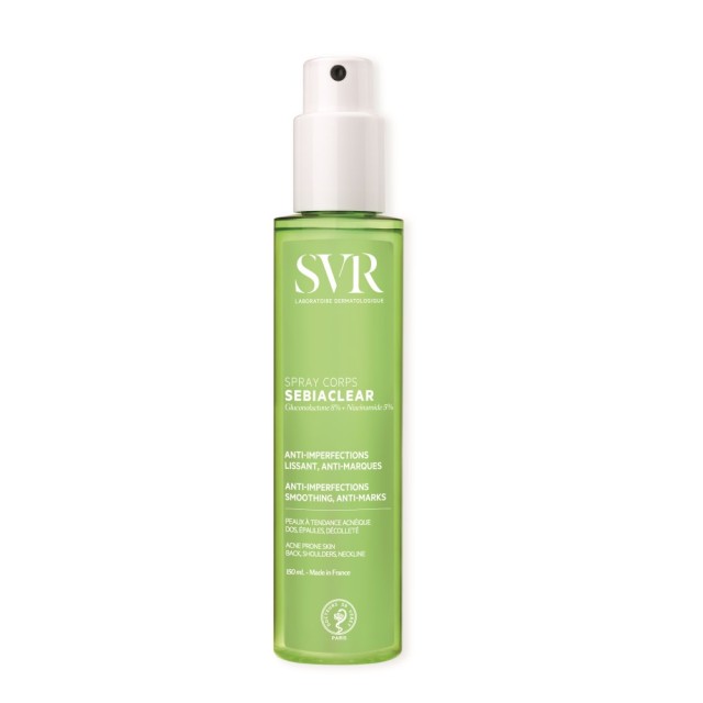 SVR Sebiaclear Body Spray 150ml (Σπρέι Σώματος για Δέρμα με Τάση Ακμής)