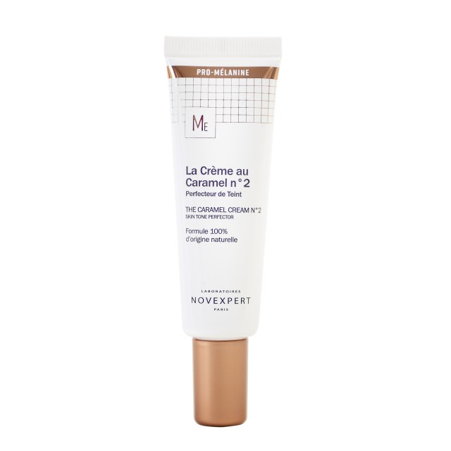 Novexpert Caramel Cream No2 Medium Shade 30ml (Κρέμα Λάμψης με Χρώμα - Μεσαία Απόχρωση)