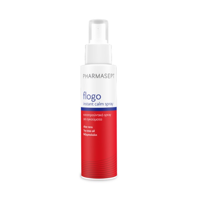 Pharmasept Flogo Instant Calm Spray 100ml (Σπρέι για την Ανακούφιση από Εγκαύματα & Ερεθισμούς)