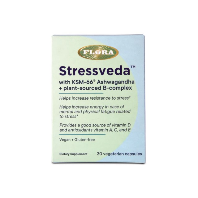 Flora Stressveda 30caps (Συμπλήρωμα Διατροφής για τη Διαχείριση του Άγχους & της Νευρικής Έντασης)