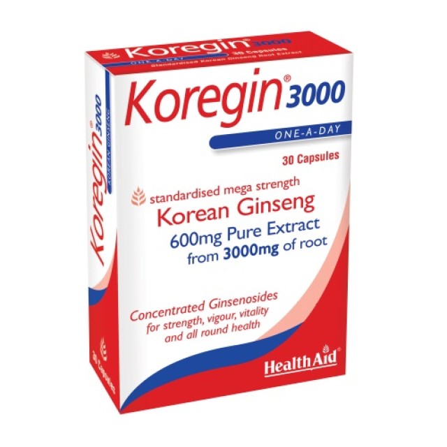 Health Aid Koregin 3000 30cap (Τόνωση - Ενέργεια)