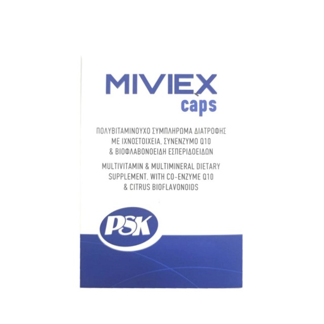 Psk Miviex Multivitamin & Multimineral 30caps (Πολυβιταμινούχο Συμπλήρωμα Διατροφής)