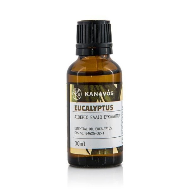 Kanavos Essential Oil Eucalyptus 30ml (Αιθέριο Έλαιο Ευκάλυπτου)