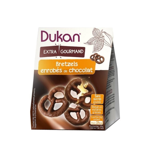 Dukan Pretzels Βρώμης με Επικάλυψη Σοκολάτας 100gr 