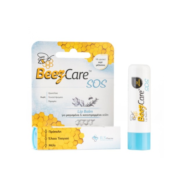 Ils Pharma Beezcare Sos Lip Balm (Balm Χειλιών για Ραγισμένα & Κατεστραμμένα Χείλη)