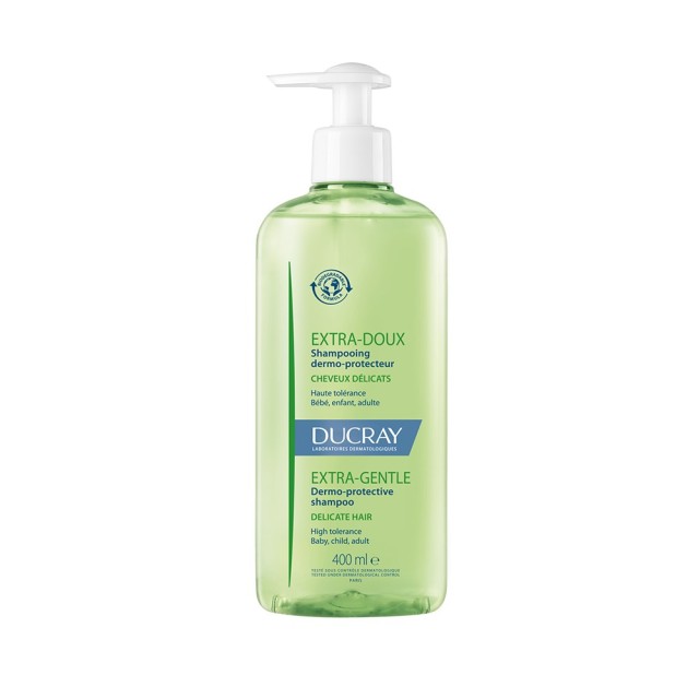 Ducray Extra-Gentle Dermo-Protective Shampoo 400ml (Απαλό Σαμπουάν για Kανονικά & Eύθραυστα Mαλλιά)