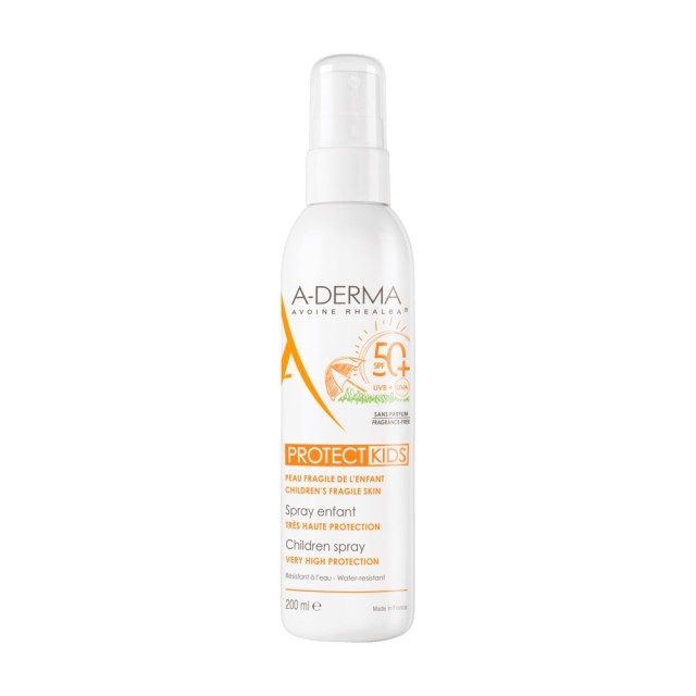 A Derma Protect Kids Spray SPF50+ 200ml (Παιδικό Αντηλιακό Σπρέι)