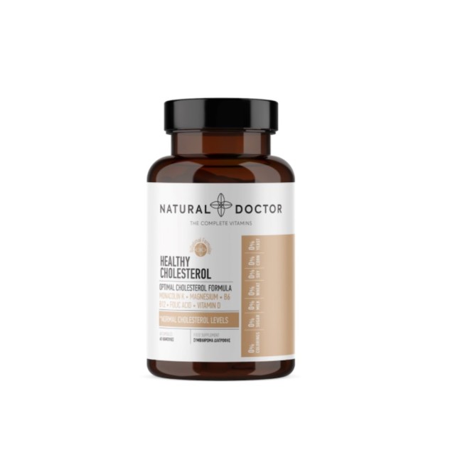 Natural Doctor Healthy Cholesterol 60caps (Συμπλήρωμα Διατροφής για τη Διατήρηση της Φυσιολογικής Χοληστερόλης)