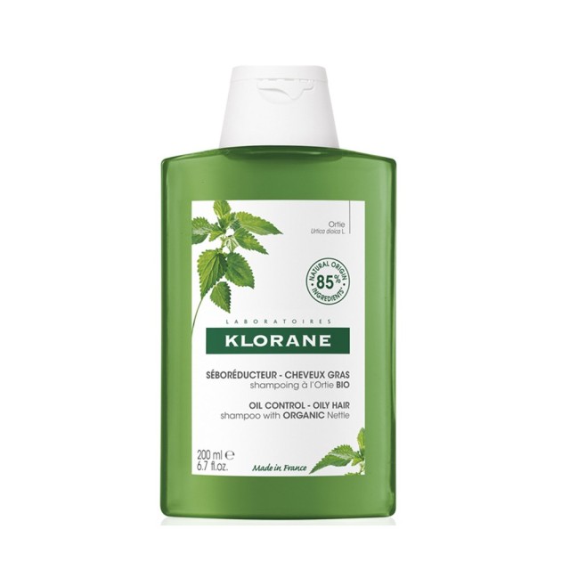 Klorane Ortie Oil Control Shampoo 200ml (Σαμπουάν με Τσουκνίδα για Λιπαρά Μαλλιά)