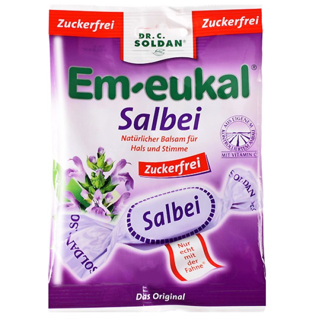 Em Eukal Salbei Sugarfree (Καραμέλες Με Γεύση Φασκόμηλο) 50gr