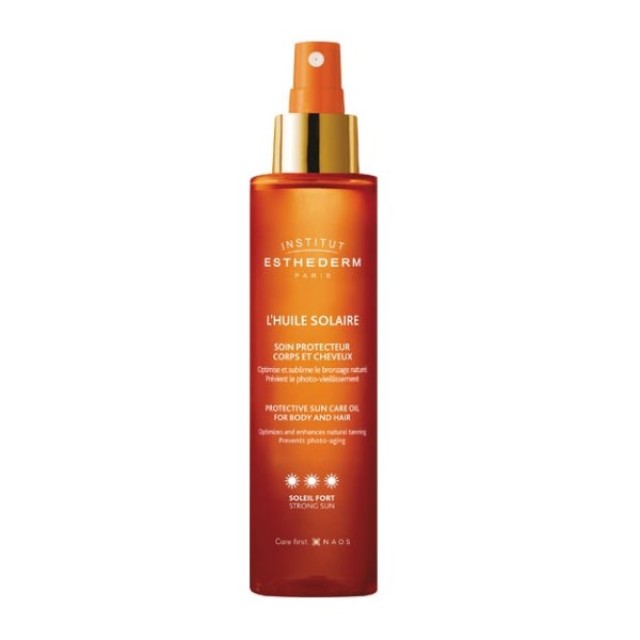 Institut Esthederm Protective Sun Care Oil for Body & Hair Strong Sun 150ml
