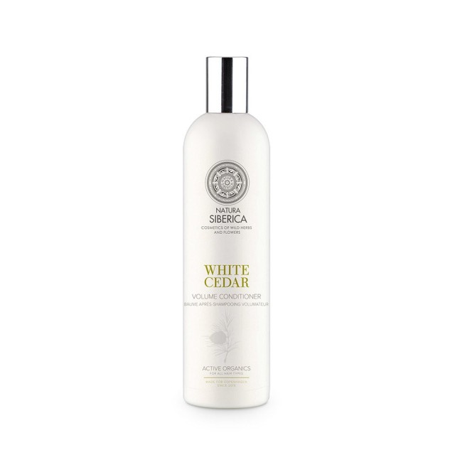 Natura Siberica White Cedar Volume Conditioner 400ml (Μαλλακτική Κρέμα Μαλλιών για Όγκο για Όλους του Τύπους Μαλλιών)