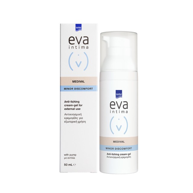 Intermed Eva Intima Medival Gel Vaginal 50ml (Αιδοιϊκή Αντικνησμική Κρεμογέλη για την Ανακούφιση των