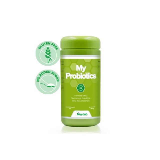 Meetab My Probiotics 60caps (Συμπλήρωμα Διατροφής με Προβιοτικά για την Καλή Λειτουργία του Γαστρεντερικού Συστήματος)