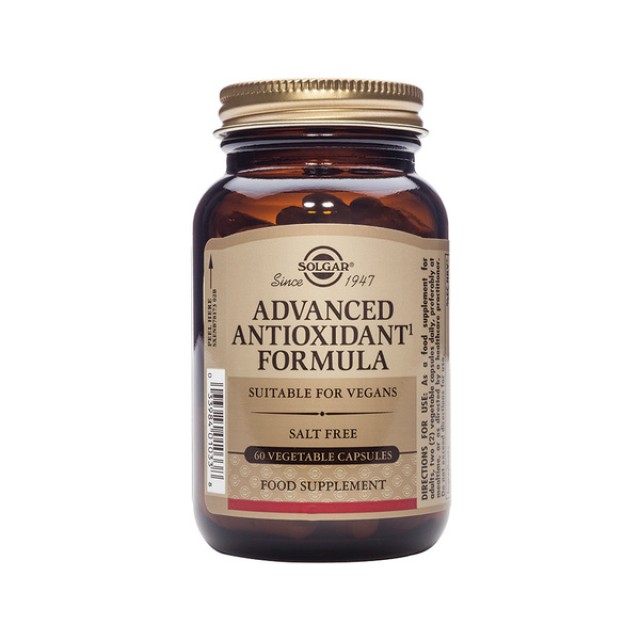 Solgar Advanced Antioxidant Formula 60 Vegetarian Caps (Αντιοξειδωτικά)